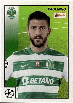Paulinho Sporting CP Topps Merlin Heritage 97 UEFA Champions League 2021/22 #102