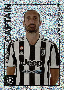Giorgio Chiellini Juventus FC Topps Merlin Heritage 97 UEFA Champions League 2021/22 #112