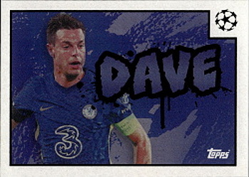 Cesar Azpilicueta Chelsea Topps Merlin Heritage 97 UEFA Champions League 2021/22 #122