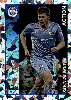 Kevin De Bruyne Manchester City Topps Merlin Heritage 97 UEFA Champions League 2021/22 #126