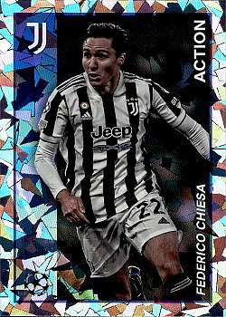 Federico Chiesa Juventus FC Topps Merlin Heritage 97 UEFA Champions League 2021/22 #134