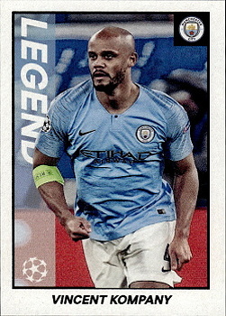 Vincent Kompany Manchester City Topps Merlin Heritage 97 UEFA Champions League 2021/22 #149
