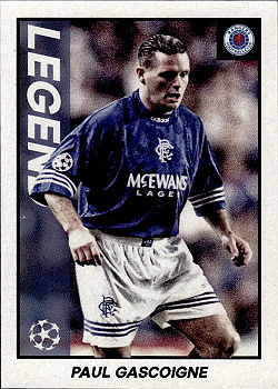 Paul Gascoigne Glasgow Rangers Topps Merlin Heritage 97 UEFA Champions League 2021/22 #150