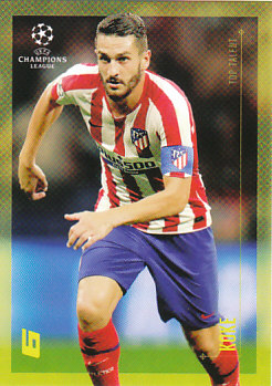 Koke Atletico Madrid Topps Lionel Messi Champions League 2020 Top Talent #10
