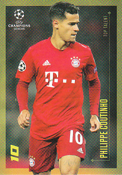 Philippe Coutinho Bayern Munchen Topps Lionel Messi Champions League 2020 Top Talent #17