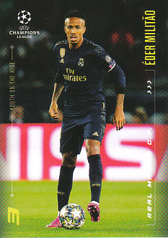 Eder Militao Real Madrid Topps Lionel Messi Champions League 2020 Youth on the Rise #3