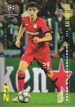 Kai Havertz Bayer 04 Leverkusen Topps Lionel Messi Champions League 2020 Youth on the Rise #7