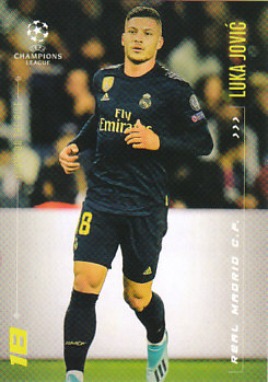 Luka Jovic Real Madrid Topps Lionel Messi Champions League 2020 Youth on the Rise #15
