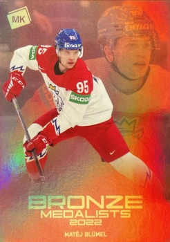 Matej Blumel Reprezentace Moje Karticky Narodni Tym 2021/22 MK Bronze Medalists 2022 & The best U20 /100 #12