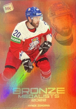 Hynek Zohorna Reprezentace Moje Karticky Narodni Tym 2021/22 MK Bronze Medalists 2022 & The best U20 /100 #23