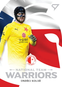 Ondrej Kolar Slavia Praha SportZoo FORTUNA:LIGA 2020/21 2. serie National Team Warriors #WR01