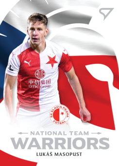 Lukas Masopust Slavia Praha SportZoo FORTUNA:LIGA 2020/21 2. serie National Team Warriors #WR07