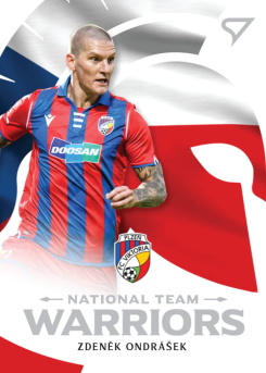 Zdenek Ondrasek Viktoria Plzen SportZoo FORTUNA:LIGA 2020/21 2. serie National Team Warriors #WR12