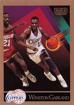Winston Garland Los Angeles Clippers 1990/91 SkyBox NBA #125