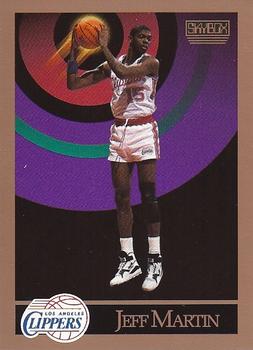 Jeff Martin Los Angeles Clippers 1990/91 SkyBox NBA #130