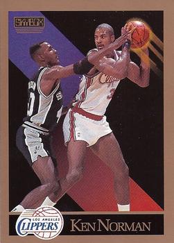 Ken Norman Los Angeles Clippers 1990/91 SkyBox NBA #131