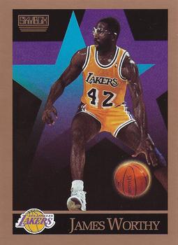 James Worthy Los Angeles Lakers 1990/91 SkyBox NBA #143