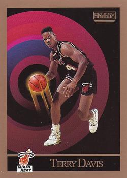 Terry Davis Miami Heat 1990/91 SkyBox NBA #144