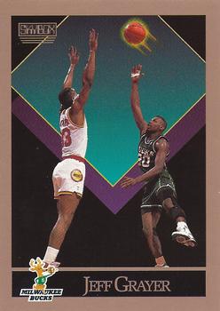 Jeff Grayer Milwaukee Bucks 1990/91 SkyBox NBA #157
