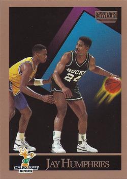 Jay Humphries Milwaukee Bucks 1990/91 SkyBox NBA #158