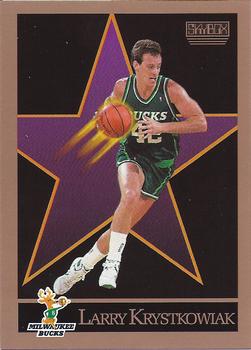 Larry Krystkowiak Milwaukee Bucks 1990/91 SkyBox NBA #160