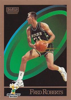 Fred Roberts Milwaukee Bucks 1990/91 SkyBox NBA #164