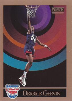 Derrick Gervin New Jersey Nets 1990/91 SkyBox NBA #179