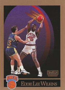 Eddie Lee Wilkins New York Knicks 1990/91 SkyBox NBA #196