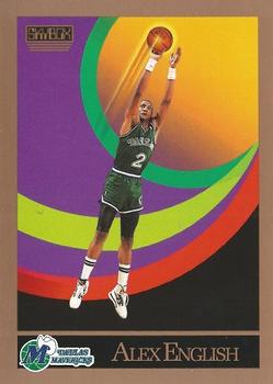Alex English Dallas Mavericks 1990/91 SkyBox NBA #375