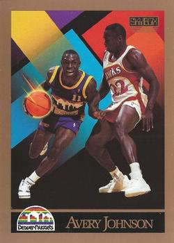 Avery Johnson Denver Nuggets 1990/91 SkyBox NBA #380