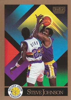 Steve Johnson Golden State Warriors 1990/91 SkyBox NBA #384