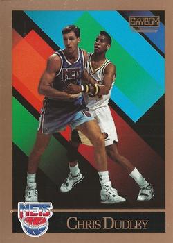 Chris Dudley New Jersey Nets 1990/91 SkyBox NBA #398