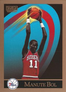 Manute Bol Philadelphia 76ers 1990/91 SkyBox NBA #403
