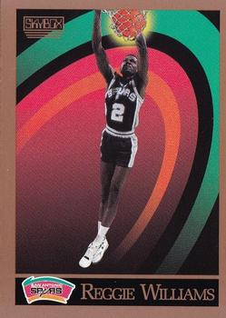 Reggie Williams San Antonio Spurs 1990/91 SkyBox NBA #416