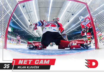 Milan Kloucek Pardubice Tipsport ELH 2021/22 SportZoo 2. serie Net Cam #NC-08