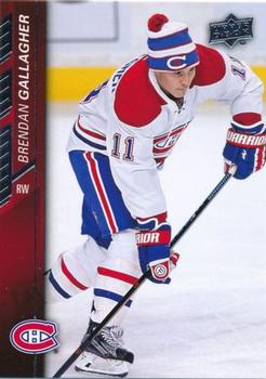Brendan Gallagher Montreal Canadiens Upper Deck 2015/16 Series 2 #357