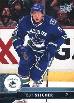 Troy Stecher Vancouver Canucks Upper Deck 2017/18 Series 1 #182