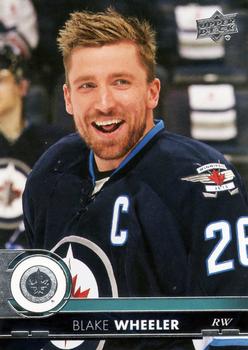 Blake Wheeler Winnipeg Jets Upper Deck 2017/18 Series 1 #194