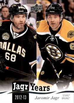 Jaromir Jagr Dallas Stars / Boston Bruins Upper Deck 2018/19 Series 1 Jagr Years #JJ-19