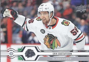 Erik Gustafsson Chicago Blackhawks Upper Deck 2019/20 Series 1 #115