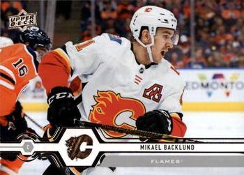 Mikael Backlund Calgary Flames Upper Deck 2019/20 Series 1 #182