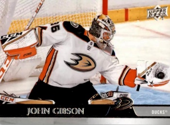 John Gibson Anaheim Ducks Upper Deck 2020/21 Series 1 #1