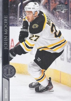 John Moore Boston Bruins Upper Deck 2020/21 Series 1 #17