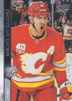 Mikael Backlund Calgary Flames Upper Deck 2020/21 Series 1 #26