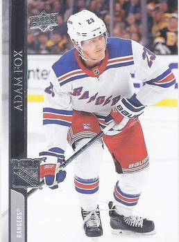 Adam Fox New York Rangers Upper Deck 2020/21 Series 1 #121