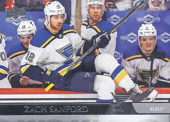 Zach Sanford St. Louis Blues Upper Deck 2020/21 Series 1 #156