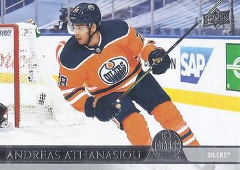 Andreas Athanasiou Edmonton Oilers Upper Deck 2020/21 Series 2 #323