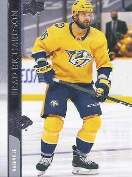 Brad Richardson Nashville Predators Upper Deck 2020/21 Extended Series #580