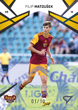 Filip Matousek Dukla Praha SportZoo Chance Liga 2024/25 2. serie Nightfire Glow /10 #360