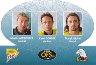 Martin Altrichter Karel Soudek Marek Uram Znojmo OFS 2002/03 Trio #T-25